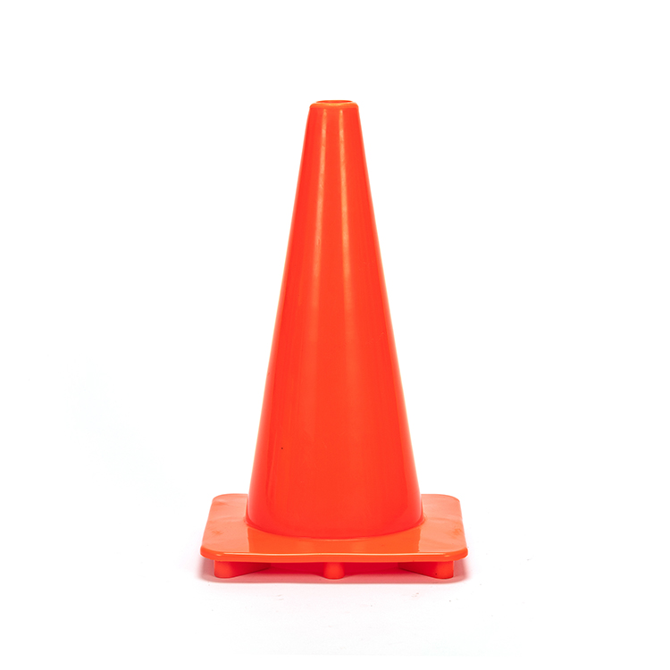 CONO DE TRÁFICO DE PVC DELGADO NARANJA SÓLIDO RC450A-2